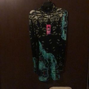 Custo Barcelona long sleeve short dress